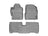 WeatherTech DigitalFit Floor Liners for 2011 2010 2009 2008 2007 Toyota Yaris [Covers Front & Rear Row, Gray] | 46227-1-2