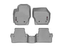 WeatherTech DigitalFit Floor Liners for Volvo [Covers Front & Rear Row, Gray] | 46232-1-2