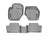 WeatherTech DigitalFit Floor Liners for 2017 2016 2015 2014 2013 2012 2011 2010 Volvo XC60 [Covers Front & Rear Row, Gray] | 46234-1-2