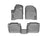 WeatherTech DigitalFit Floor Liners for 2010 2009 Lincoln MKS [Covers Front & Rear Row, Gray] | 46237-1-2