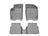 WeatherTech DigitalFit Floor Liners for Chevrolet/Pontiac [Covers Front & Rear Row, Gray] | 46244-1-2