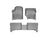 WeatherTech DigitalFit Floor Liners for Cayenne/Touareg [Covers Front & Rear Row, Gray] | 462451-460452
