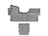 WeatherTech DigitalFit Floor Liners for Sprinter 2500/Sprinter 3500 [Covers Front & Rear Row, Gray] | 46249-1-2