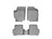 WeatherTech DigitalFit Floor Liners for 2011 2010 2009 2008 2007 2006 Hyundai Accent [Covers Front & Rear Row, Gray] | 46250-1-2