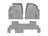 WeatherTech DigitalFit Floor Liners for Buick/Chevrolet/GMC/Saturn [Covers Front & Rear Row, Gray] | 462511-461112