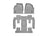 WeatherTech DigitalFit Floor Liners for Buick/Chevrolet/GMC/Saturn [Covers Front & Both Rear Rows, Gray] | 462511-461114