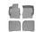 WeatherTech DigitalFit Floor Liners for Mercedes-Benz [Covers Front & Rear Row, Gray] | 46252-1-2