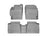 WeatherTech DigitalFit Floor Liners for 2011 2010 Toyota Prius [Covers Front & Rear Row, Gray] | 46256-1-2