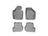 WeatherTech DigitalFit Floor Liners for Volkswagen [Covers Front & Rear Row, Gray] | 462691-460802