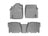 WeatherTech DigitalFit Floor Liners for 2011 2010 2009 2008 2007 Toyota Tundra [Covers Front & Rear Row, Gray] | 462771-460933