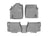 WeatherTech DigitalFit Floor Liners for 2011 2010 2009 2008 Toyota Sequoia [Covers Front & Rear Row, Gray] | 462771-460934