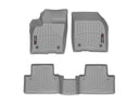 WeatherTech DigitalFit Floor Liners for S40/V50 [Covers Front & Rear Row, Gray] | 46279-1-3