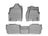 WeatherTech DigitalFit Floor Liners for 2009 2008 2007 2006 2005 2004 2003 Hummer H2 [Covers Front & Rear Row, Gray] | 46284-1-2