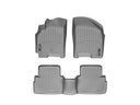 WeatherTech DigitalFit Floor Liners for 2008 2007 2006 2005 2004 Suzuki Forenza [Covers Front & Rear Row, Gray] | 46285-1-2