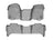 WeatherTech DigitalFit Floor Liners for 2013 2012 2011 2010 2009 2008 Chevrolet Tahoe [Covers Front & Rear Row, Gray] | 462941-462352