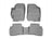 WeatherTech DigitalFit Floor Liners for 2013 2012 2011 2010 Kia Forte [Covers Front & Rear Row, Gray] | 46297-1-3
