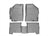 WeatherTech DigitalFit Floor Liners for 2012 2011 2010 Hyundai Santa Fe [Covers Front & Rear Row, Gray] | 462981-460962