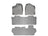WeatherTech DigitalFit Floor Liners for 2012 2011 Toyota Sienna [Covers Front & Both Rear Rows, Gray] | 46300-1-2-3