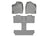 WeatherTech DigitalFit Floor Liners for 2012 2011 Toyota Sienna [Covers Front & Rear Row, Gray] | 46300-1-4