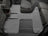 WeatherTech DigitalFit Floor Liners for 2020 2019 2018 2017 2016 2015 2014 2013 2012 2011 Toyota Sienna [Covers Rear (2nd) Row, Gray] | 463004