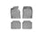 WeatherTech DigitalFit Floor Liners for 2010 2009 Hyundai Genesis [Covers Front & Rear Row, Gray] | 46306-1-2