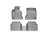 WeatherTech DigitalFit Floor Liners for 535i GT/550i GT [Covers Front & Rear Row, Gray] | 46307-1-2