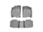 WeatherTech DigitalFit Floor Liners for 2011 2010 2009 2008 2007 2006 Buick Lucerne [Covers Front & Rear Row, Gray] | 46308-1-2