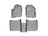 WeatherTech DigitalFit Floor Liners for 2019 2018 2017 2016 2015 2014 2013 2012 2011 2010 2009 Ford Flex [Covers Front & Rear Row, Gray] | 463121-462082