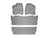WeatherTech DigitalFit Floor Liners for 2010 2009 2008 2007 2006 2005 2004 Toyota Sienna [Covers Front & Both Rear Rows, Gray] | 463151-460872-3