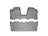 WeatherTech DigitalFit Floor Liners for 2010 2009 2008 2007 2006 2005 2004 Toyota Sienna [Covers Front & Rear Row, Gray] | 463181-460872