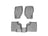 WeatherTech DigitalFit Floor Liners for 2011 2010 2009 2008 2007 Dodge Nitro [Covers Front & Rear Row, Gray] | 463221-461042