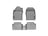 WeatherTech DigitalFit Floor Liners for 2013 2012 2011 Ford Fiesta [Covers Front & Rear Row, Gray] | 46323-1-2