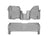 WeatherTech DigitalFit Floor Liners for F-250 Super Duty/F-350 Super Duty [Covers Front & Rear Row, Gray] | 463291-463052