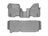 WeatherTech DigitalFit Floor Liners for F-250 Super Duty/F-350 Super Duty [Covers Front & Rear Row, Gray] | 463291-463053