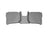 WeatherTech DigitalFit Floor Liners for Cayenne/Touareg [Covers Rear (2nd) Row, Gray] | 463333