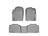 WeatherTech DigitalFit Floor Liners for INFINITI/Nissan [Covers Front & Rear Row, Gray] | 46336-1-2