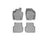 WeatherTech DigitalFit Floor Liners for 2018 2017 2016 2015 2014 2013 2012 2011 Volkswagen Jetta [Covers Front & Rear Row, Gray] | 46338-1-2