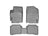 WeatherTech DigitalFit Floor Liners for 2017 2016 2015 2014 2013 2012 Hyundai Accent [Covers Front & Rear Row, Gray] | 46340-1-2