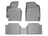 WeatherTech DigitalFit Floor Liners for 2017 2016 2015 2014 2013 2012 Hyundai Veloster [Covers Front & Rear Row, Gray] | 46342-1-2