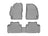 WeatherTech DigitalFit Floor Liners for 2015 2014 2013 2012 Mazda 5 [Covers Front & Rear Row, Gray] | 463511-462742