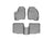 WeatherTech DigitalFit Floor Liners for 2014 2013 2012 2011 Ford Explorer [Covers Front & Rear Row, Gray] | 46359-1-2
