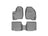 WeatherTech DigitalFit Floor Liners for 2014 2013 2012 2011 Ford Explorer [Covers Front & Rear Row, Gray] | 46359-1-4