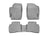 WeatherTech DigitalFit Floor Liners for 2013 2012 2011 2010 Kia Forte Koup [Covers Front & Rear Row, Gray] | 463801-462973
