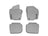 WeatherTech DigitalFit Floor Liners for 2019 2018 2017 2016 2015 2014 2013 2012 Volkswagen Passat [Covers Front & Rear Row, Gray] | 46384-1-2