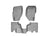 WeatherTech DigitalFit Floor Liners for 2012 2011 2010 2009 2008 Jeep Liberty [Covers Front & Rear Row, Gray] | 463881-461402