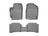 WeatherTech DigitalFit Floor Liners for 2017 2016 2015 2014 2013 2012 Kia Rio [Covers Front & Rear Row, Gray] | 46395-1-3