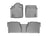 WeatherTech DigitalFit Floor Liners for 2013 2012 Toyota Tundra [Covers Front & Rear Row, Gray] | 464081-460932