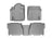 WeatherTech DigitalFit Floor Liners for 2013 2012 Toyota Tundra [Covers Front & Rear Row, Gray] | 464081-460933