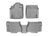 WeatherTech DigitalFit Floor Liners for 2022 2021 2020 2019 2018 2017 2016 2015 2014 2013 2012 Toyota Sequoia [Covers Front & Rear Row, Gray] | 464081-460934