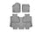 WeatherTech DigitalFit Floor Liners for 2021 2020 2019 2018 2017 2016 2015 2014 Toyota Tundra [Covers Front & Rear Row, Gray] | 464081-460938